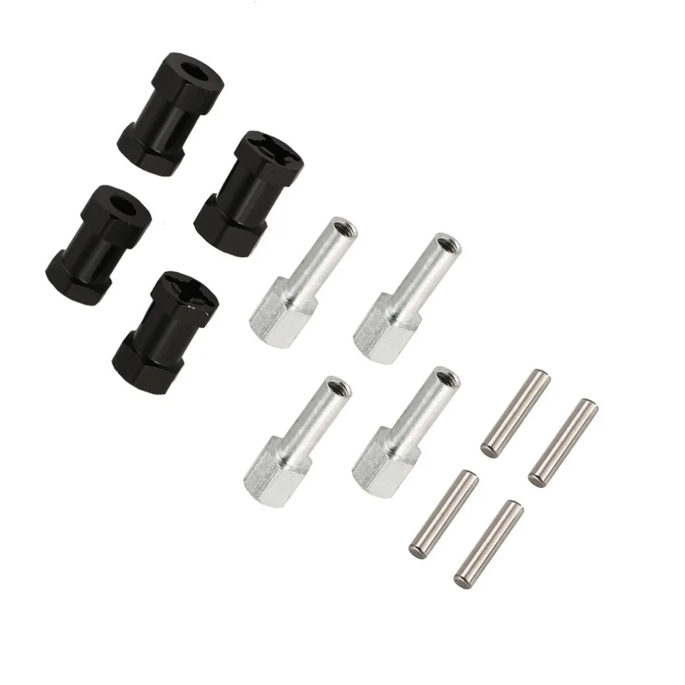 

4pcs 12mm Hex 20mm Coupler Tire Extended Adapter for Traxxas Hsp Redcat Rc4wd Tamiya Axial scx10 D90 RC Crawler Big Foot Car