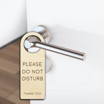 

Please Wood Plaque Sign Do Not Disturb Thank You Wooden Door Hanger