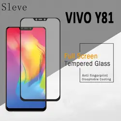 Закаленное стекло 2.5D 9h для естественных Y81 Экран протектор Vivo Y81 Экран протектор для естественных Y81 Y 81 полное покрытие защитной пленкой