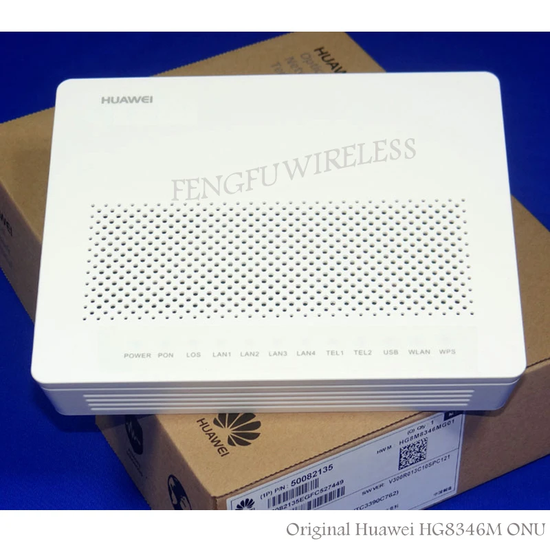 Оригинальный беспроводной Gpon терминал Echolife HG8346M ONU ONT 4LAN + 2POTS Wi-Fi H.248 и SIP английская