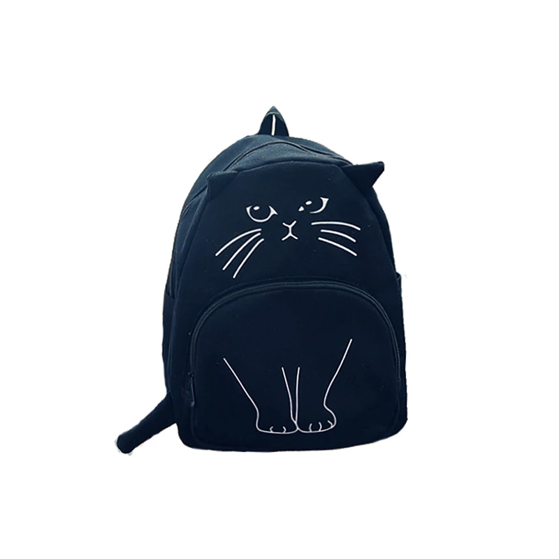 2017 Japanese Lovely cartoon Cat Backpack For Women Backpack Casual