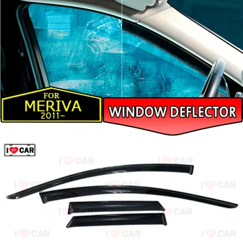 

Window deflectors for Opel Meriva 2011- car window deflector wind guard vent sun rain visor cover car styling