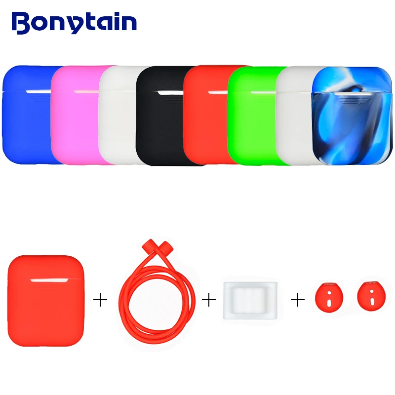 Buy 5 In1 Non slip Silicone Earphones Pouch Protective