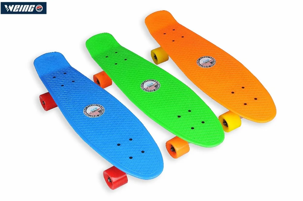

WEING 538 In Mini Fish Adult Children Cruiser Skateboard Design Resisting Replace Banana Single
