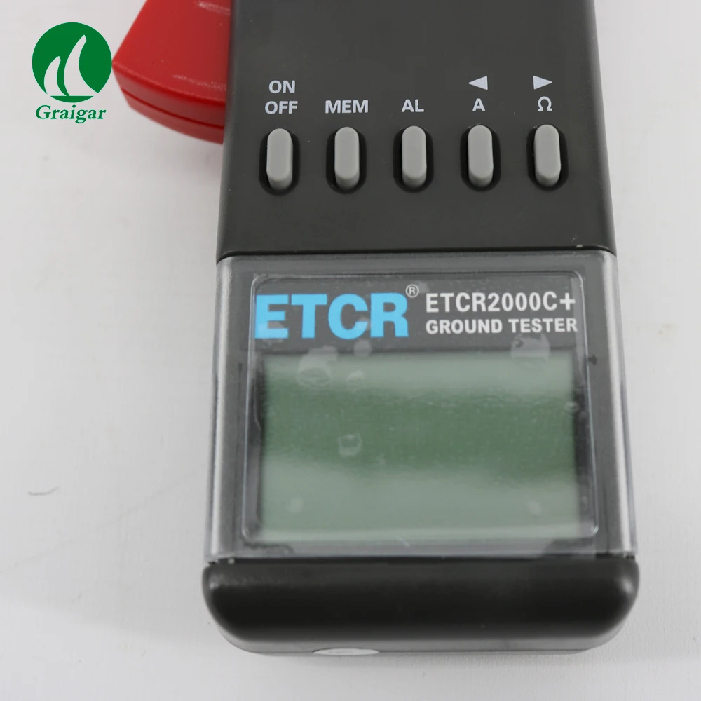 ETCR2000+ зажим Сопротивление заземления метр тестер сопротивление контура тестер 0,01-1200Ω