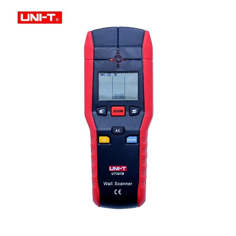 UNI-T UT387B цифровой настенный сканер детектор переменного тока провод металлический дедектор дерево тестирование 20-80 мм светодиодный звуковой сигнал