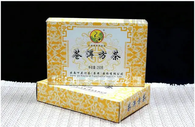 

2011YR XiaGuan CangEr Square Brick FangZhuan 250g YunNan MengHai Organic Pu'er Raw Tea Weight Loss Slim Beauty Sheng Cha !