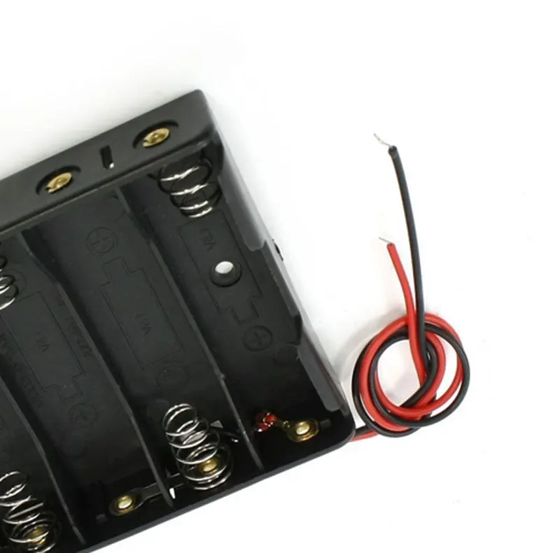 Etmakit 5x1 5 V AA батарейный отсек держатель Чехол Коробка провод черный NK Shopping| |
