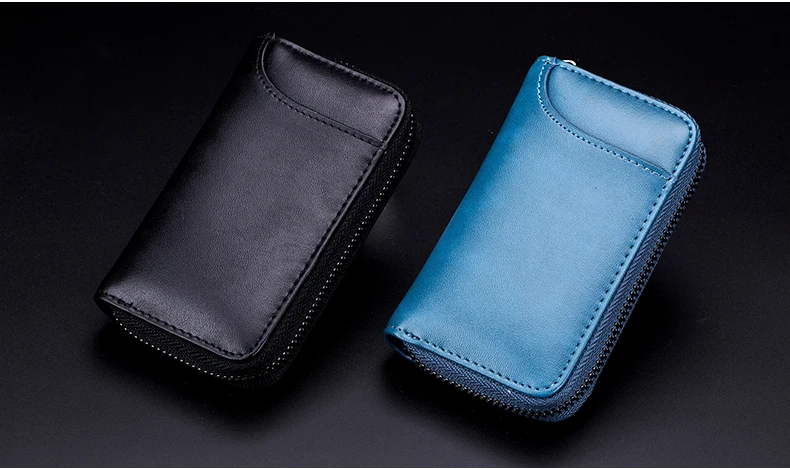 Lomelobo Split Leather Unisex Key Wallets Women KeyRing keychain Coin Purse Men Card Holder Organizer Multifunction Car Key Case HCL940 Details (13)