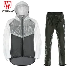 WHEEL UP 2018 MEN Waterproof Cycling jacket MTB Bike Motorcycle Bike Jersey Anti-Sweat Reflective bicycle Clothing Raincoat