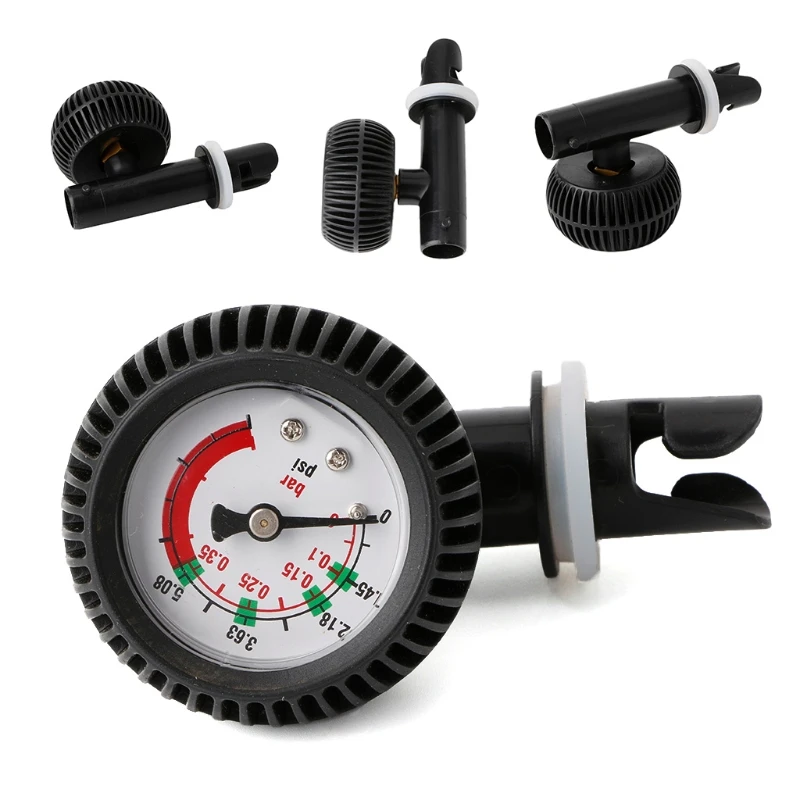 5.08 PSI Air Pressure Gauge Thermometer Connector For Inflatable Boat Kayak Raft Surfing 5.08 PSI Air Pressure Gauge Thermometer Connector For Inflatable Boat Kayak Raft Surfing