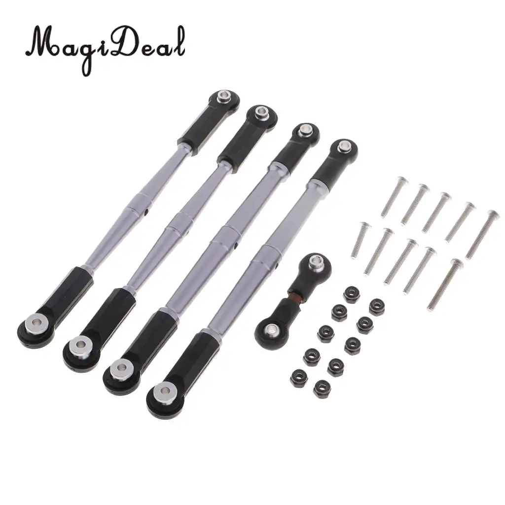 5pcs Aluminum Alloy Turnbuckles Steering Rod Servo Pull Rod Rear Suspension Lever for 1/8 Arrma Kraton 6S RC Car Parts