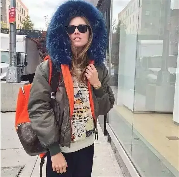 חומר עמיד למים חורף חם לשני המינים כותנה פרווה מעיל עם צווארון הפרווה רקון כלב גדול מעייל דובון, מכסה המנוע יכול לבחור צבע אחר