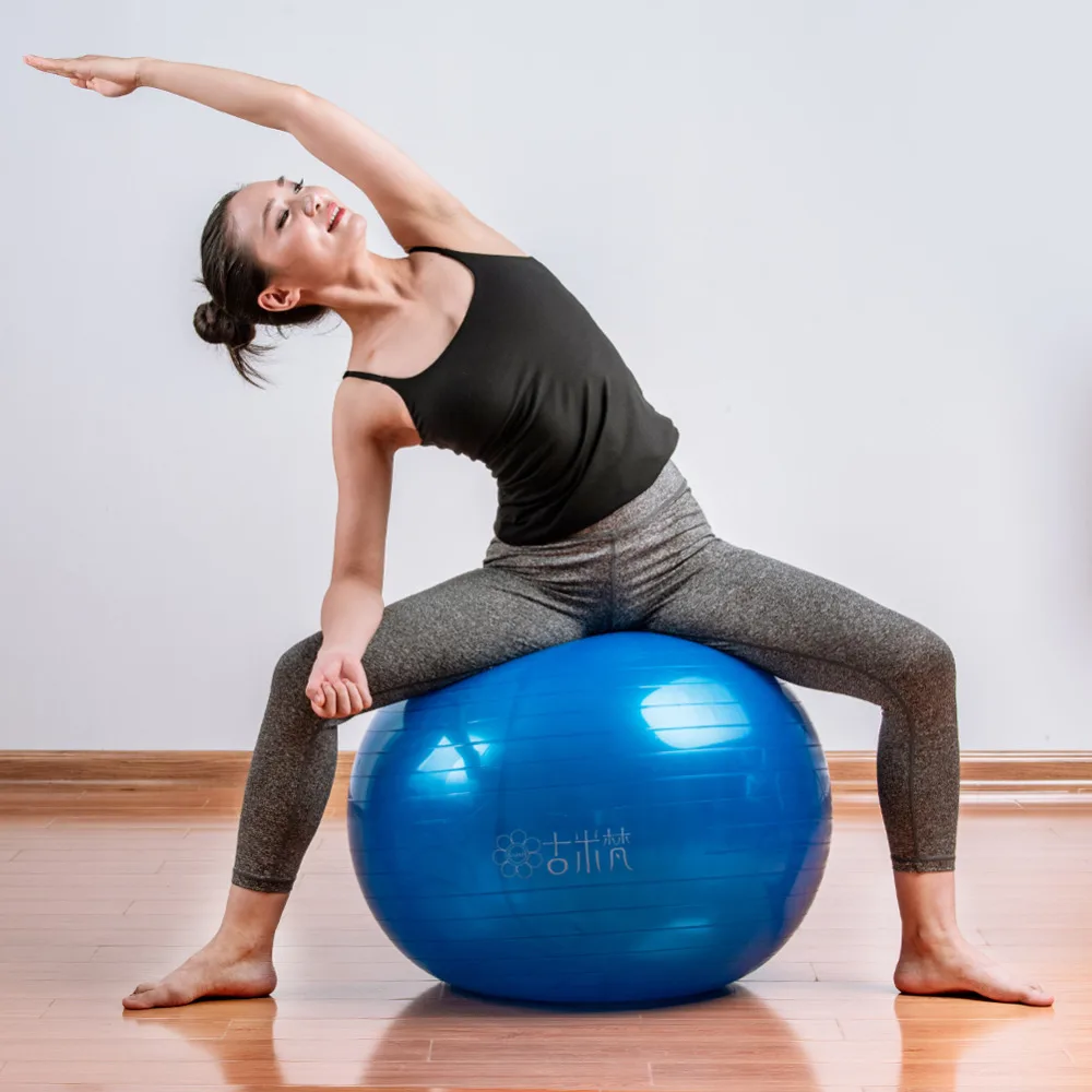 Новые мячи для йоги, спортзала, пилатеса, фитнес-мяч, фитбол для баланса, тренировки, массажный мяч 55 см, 65 см