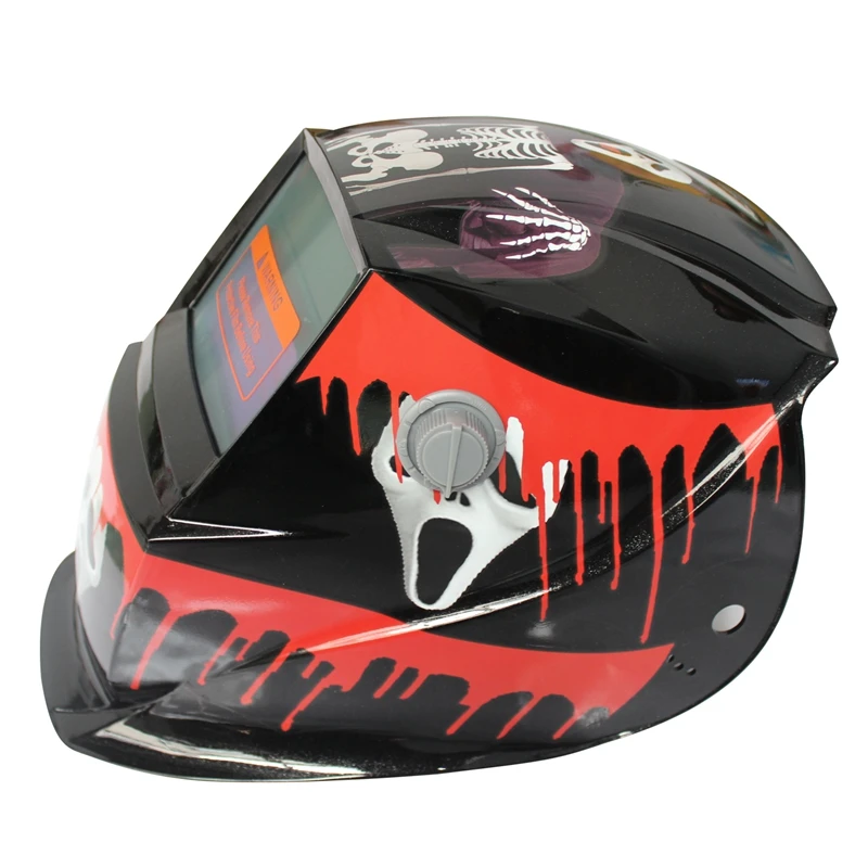 

2018 New Pro Solar Welder Mask Auto-Darkening Welding Helmet Pattern Scarlet ghost