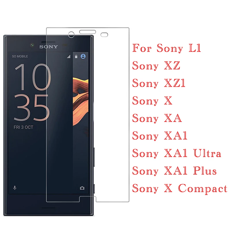 Для sony xperia l1 стекло для sony xperia xa1 защита экрана закаленное стекло для sony x XZ XZ1 XA1 Ultra Plus X Compact 9 H пленка