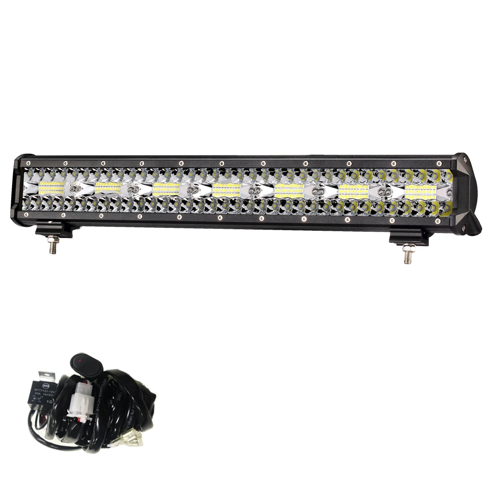 

23Inch 480W LED Work Light Bar Combo DC 12V 24V LED Bar Offroad For Jeep 4x4 4WD Boats ATV SUV Truck LED Beams