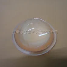 Высокомощный светодиодный объектив 49,3 мм* 14,6 мм пластиковая плоско-выпуклая линза, оптическая выпуклая линза, Фокусирующая линза фонарика