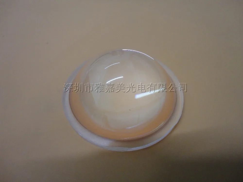 high power LED lens 49.3MM *14.6MM Plastic Plano-convex Lens optical convex Focusing flashlight | Инструменты