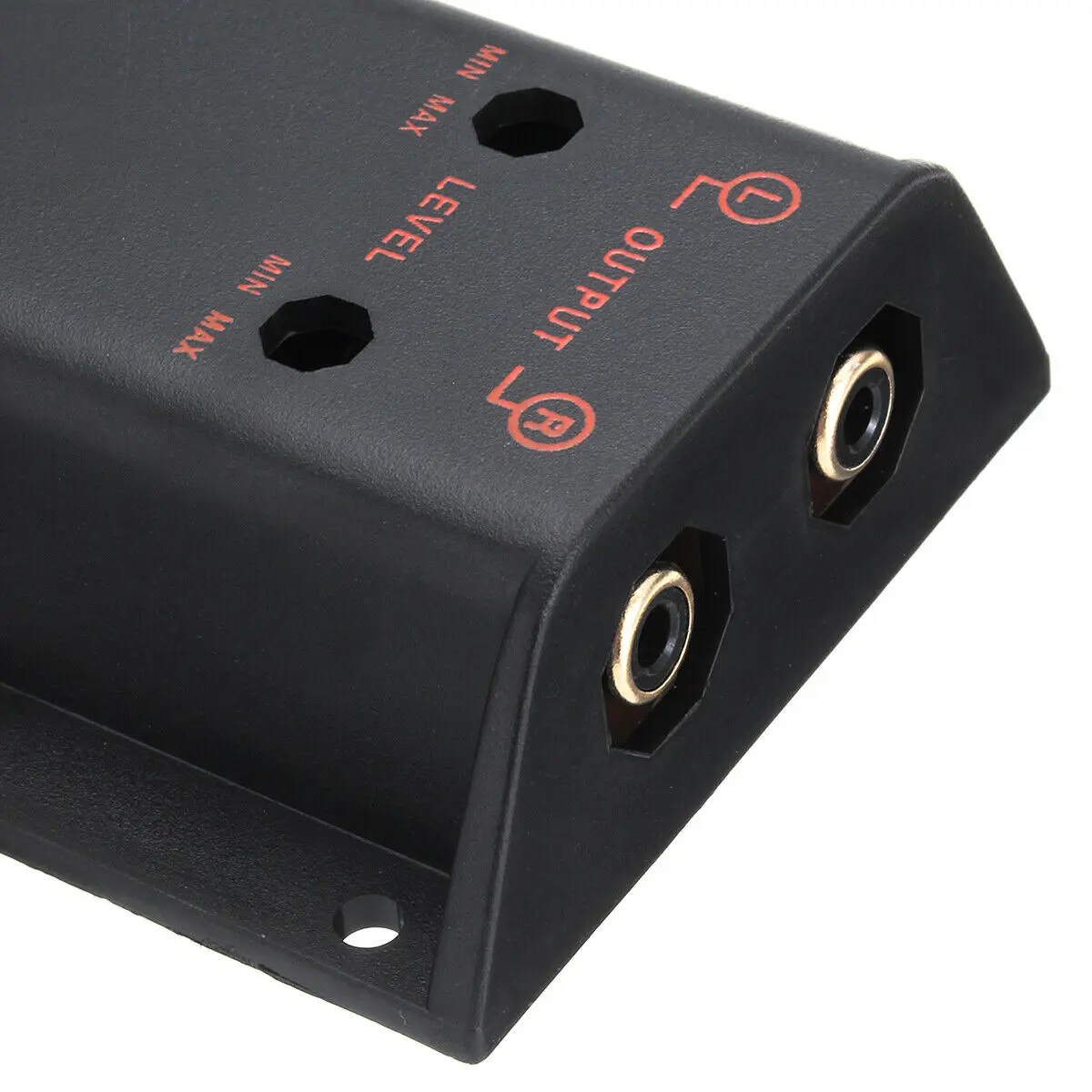 

2 RCA Speaker High to Low Level Line Output Amplifier Converter Adapter Cable
