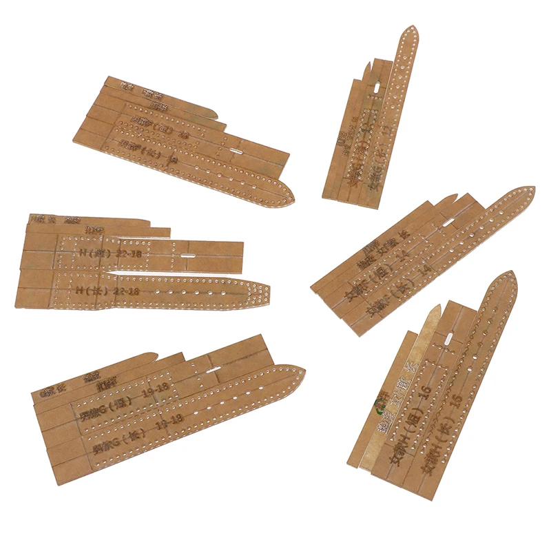 

New Women Men DIY Leather Acrylic Watch Strap Band Stencil Template Craft Tool Home DIY Supplies wrist watchband Accessories