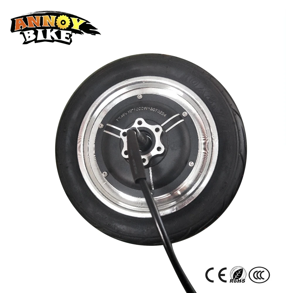 Sale 10 inch Electric Scooter Kit Hub Motor Wheel With Front Wheel 36V48V Motor Electric Scooter Conversion Kit 5