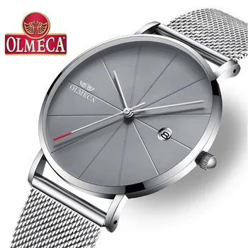 

Watch Men Brand Luxury Casual Ultra Thin Steel Business Male Quartz Man Watch Waterproof Watch For Men Clock Relogio Masculino