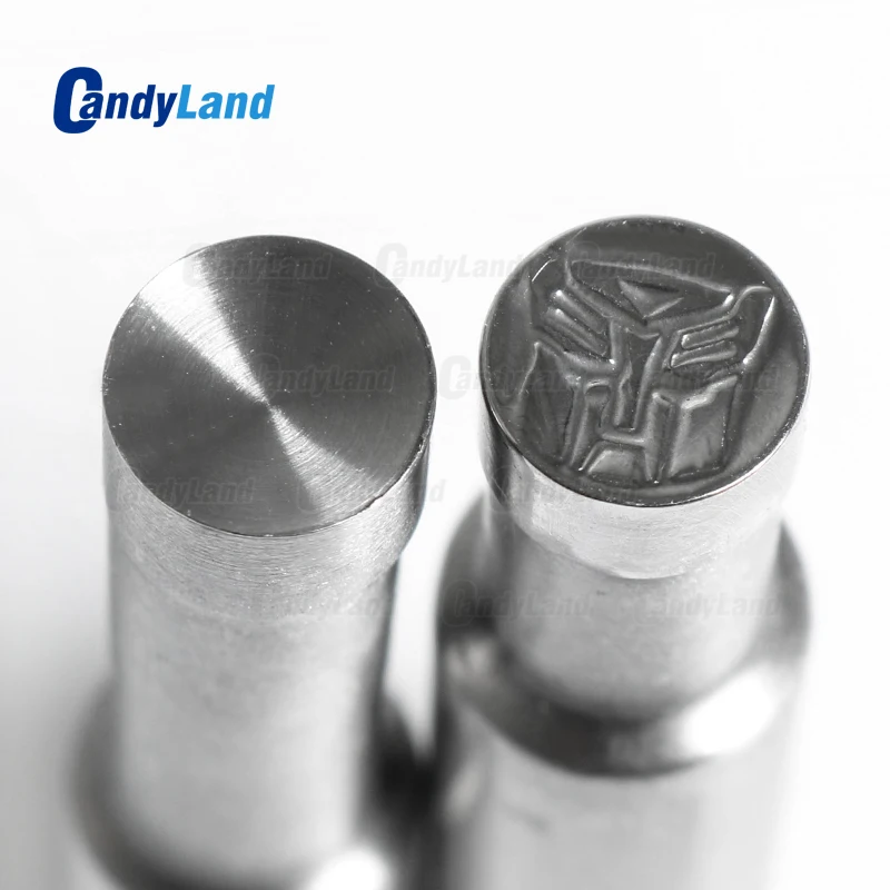 

CandyLand TF Round Milk Tablet Die 3D Punch Press Mold Candy Punching Die Custom Logo Calcium Tablet Punch Die For TDP5 Machine