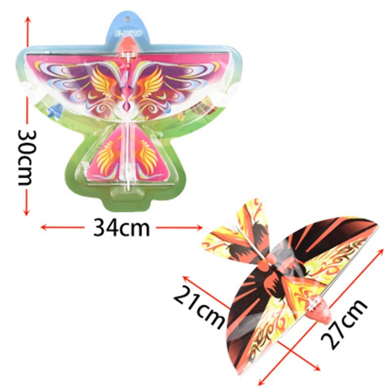 Electric Flying Bird Toys For Children 360 Degree Hover Simulation Bird Bionic Flapping Wing Power Flying Bird Charging Puzzle 