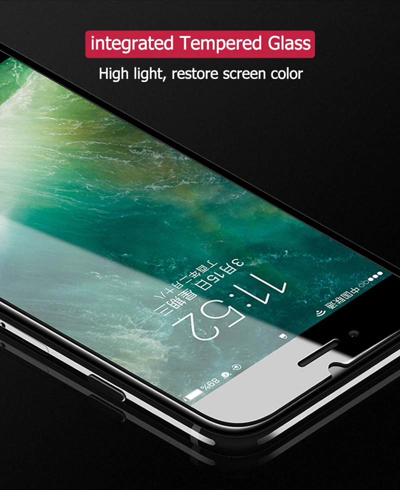 Tomkas Screen Protectors Tempered Glass For iPhone 6 Glass Screen Protector Scratch Proof  For iPhone 7 on Glass 5 6 6s 7 8 Plus (3)