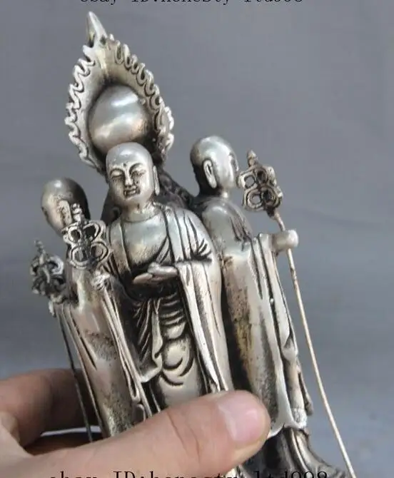 Тибетский буддийский храм серебряная статуя Будды|statues gods|buddha statue woodbuddha brass |
