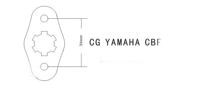 Универсальные мотоциклетные звездочки шестерни замки и 2 шт. винт для YBR CB CBF CG 125 150 200 GSR GSXR 600 750 700 NC700