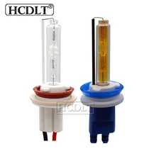 Hcdlt высокое Мощность 12 V 75 W 6000 K ксенона H7 H1 H3 H11 8000 K HB3 HB4 D2H HID лампы 3000 K 4300 K 5000 K 100 W 150 W Автомобильные светодиодные фары лампы