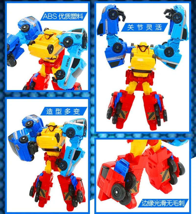 tobot 4 in 1 car robot transform tritan kaleeto birthday gift anti cartoon educational