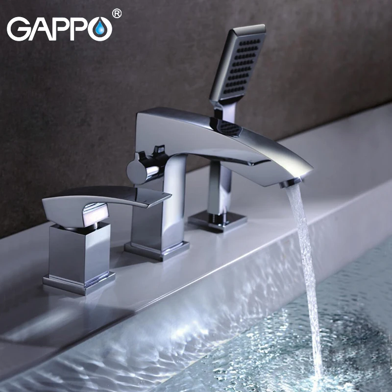

GAPPO bathtub faucets chrome bath tub faucet taps bathroom shower faucets mixer taps rain shower mixer armatur