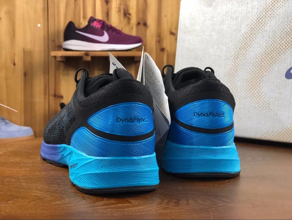2018 новые аутентичные ASICS DynaFlyte-2 Мужская стабильность открытый кроссовки ASICS Спортивная обувь Открытый Walkng бег Tianjiao