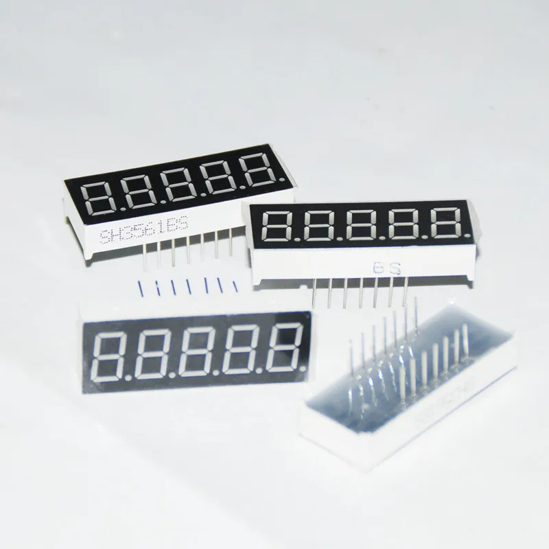 4pcs LED Segments 5digital RED Display 0.36inch 7 Segment LED Display Module Common Anode Cathode  (1)