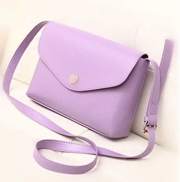 

Hot Sale Heart Women Leather Handbags Cross Body Shoulder Bags Fashion Messenger Bags Small Women Bags