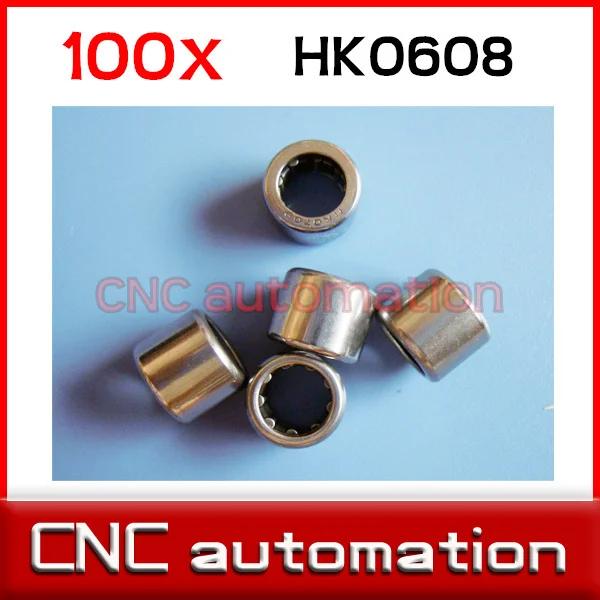 5 Pezzi Di Cuscinetti A Rullini HK0608 6x10x8 Mm, Doppia Via, Nuovi