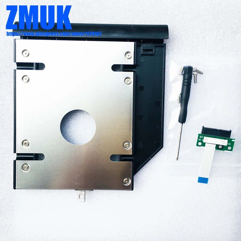  Marca nueva unidad SSD adaptador HDD Caddy w/tablero impar Kit para Lenovo Ideapad 100-15IBD portát