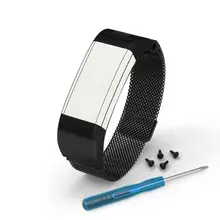 Магнитный Нержавеющая сталь ремешок для наручных часов для часы Garmin vivosmart HR+ подход X10 X40 часы замена наручные часы ремешок из искусственной кожи