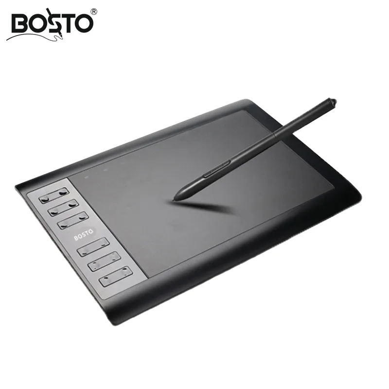 Bosto T8 10x6in Графика Tablet рисовать искусство Планшеты для рисования с рисунком перчатки и Батарея- рисунок пером для планшета