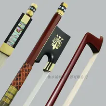 1 Pc High Quality Brazil wood 4/4 Violin Bow Siberia White Horsetail Copper Parts Best Balance parts fittings accessories