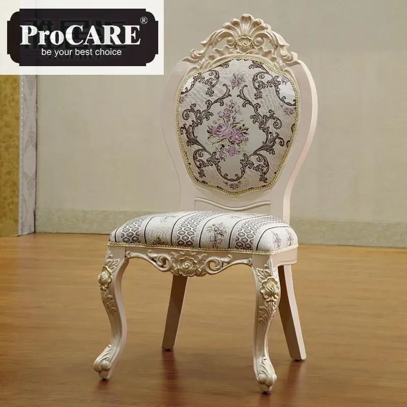 Euro-style Dining Chair classical Solid Wood French Chair Euro-style Dining Chair classical Solid Wood French Chair