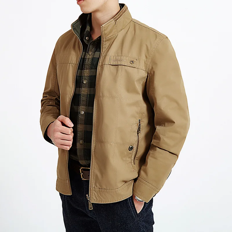 YuWaiJiaRen 2018 New Arrival Mens Spring Jacket casual