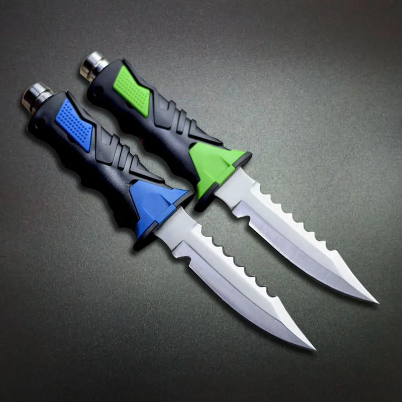 Mengoing Deep sea Diving Knife 440C Stainless Steel Fixed Blade Knives