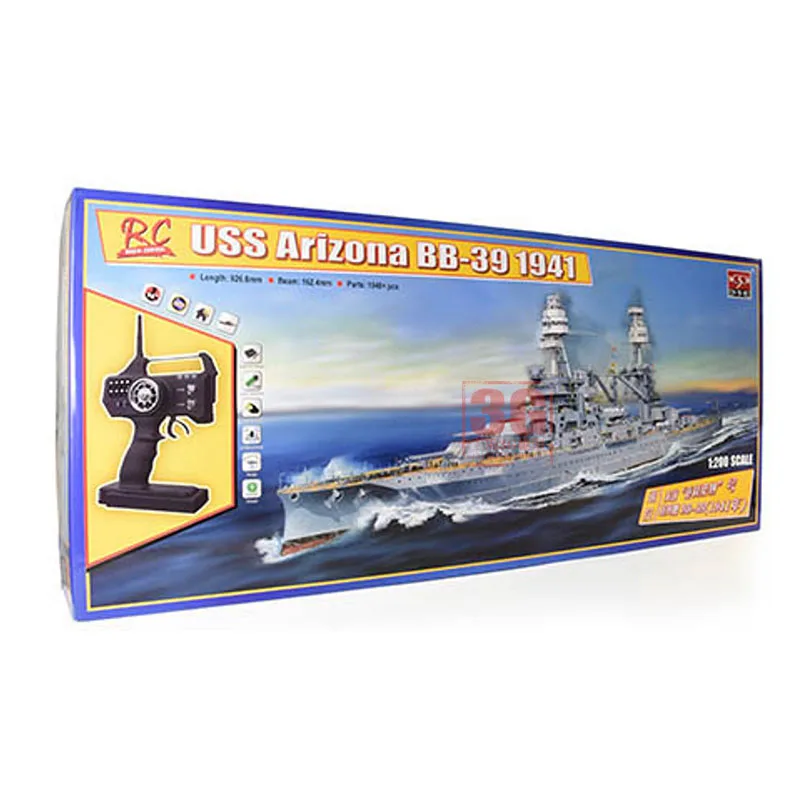 Модель Trumpeter 1/200 весы 07015 USS Arizona BB-39 1941 пульт дистанционного управления версия KNL HOBBY