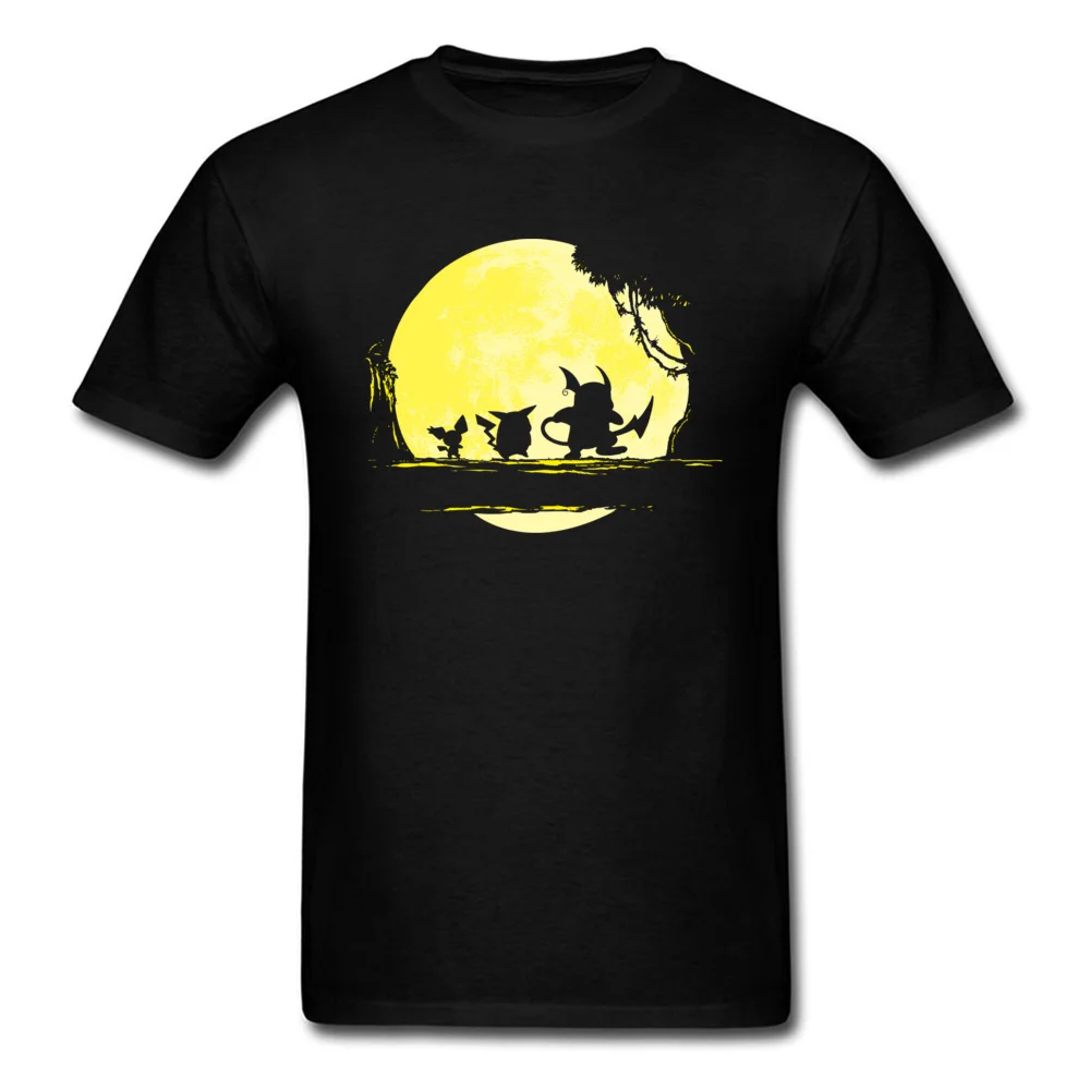 

Electric Moonwalk Tee Men Tshirt Pikachu T-shirt Cute Pokemon Clothing Pika Anime T Shirts Top Cotton Tops Pocket Monster
