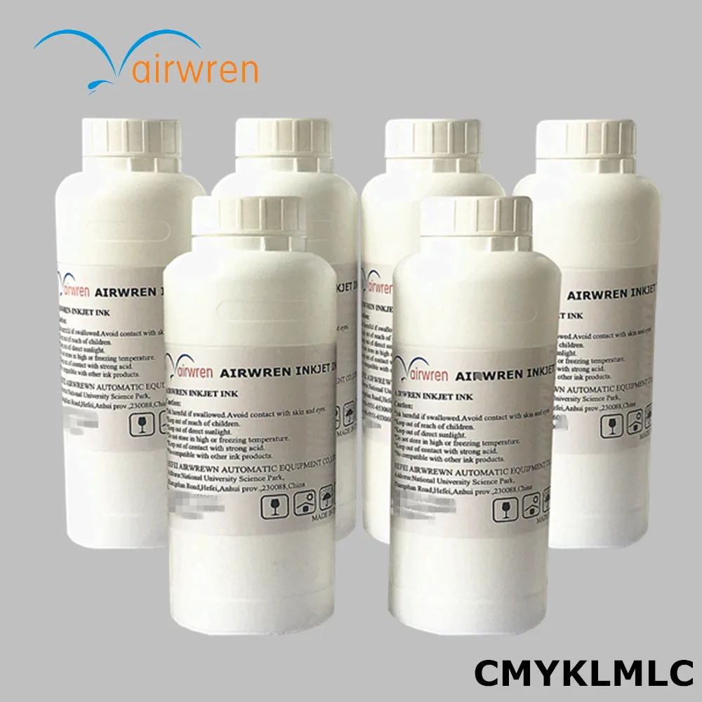

Good quality a set of Eco solvent ink CMYKLMLC / 500ML