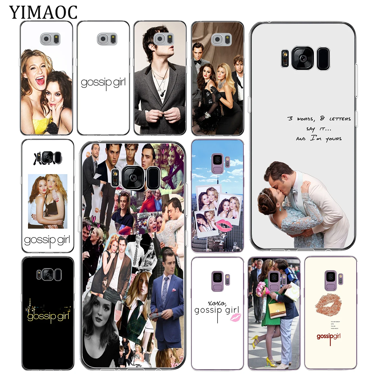Мягкий силиконовый чехол для телефона YIMAOC Gossip Girl из ТПУ Samsung Galaxy S10 S9 S8 Note 10 Plus S7 Edge